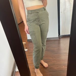 Army green cargo pants